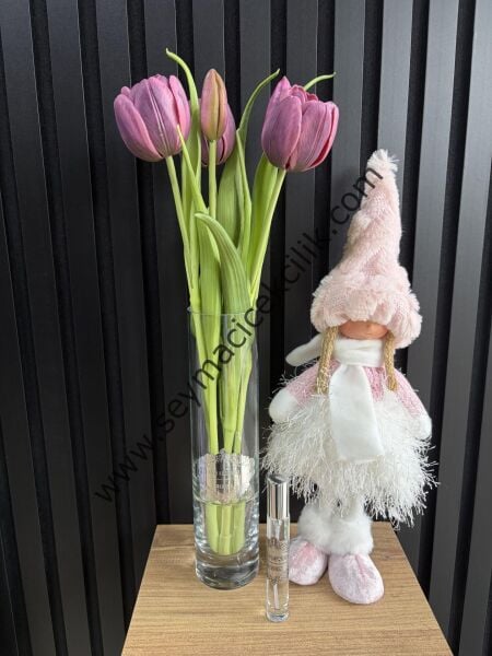 Katmerli Islak Lale- Mor