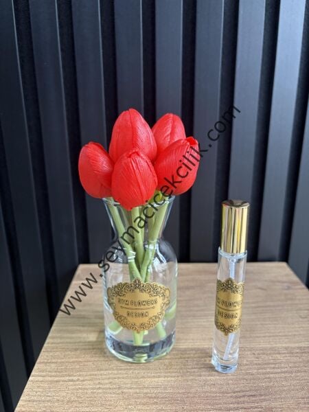 Islak Mini Lale- Kırmızı