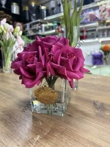 7 li Gül-  Fuşya Rekli