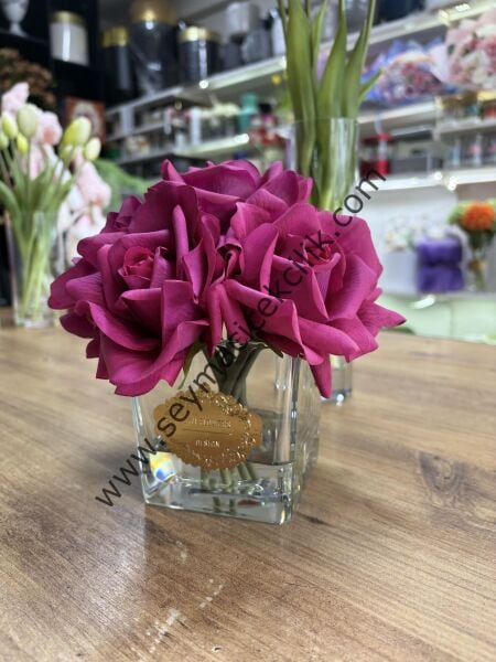 7 li ıslak Gül-  Fuşya