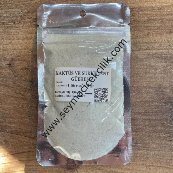 Kaktüs- Sukkulent Gübresi  50 gr