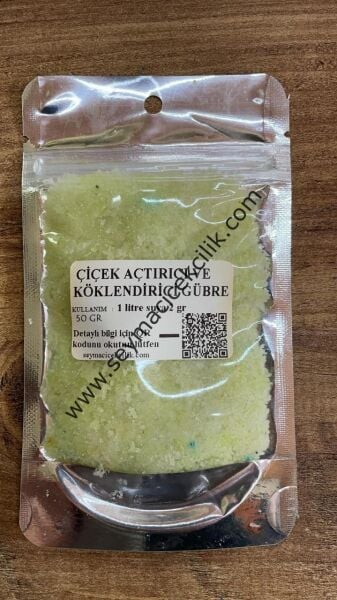 Çiçek açtırıcı ve Köklendirici Gübre 50 gr